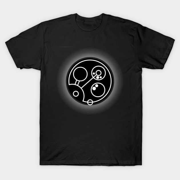 Solar Eclipse (Gallifreyan) T-Shirt by Circulartz